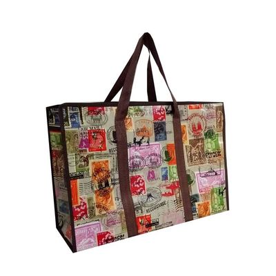 गुणवत्ता  CMYK 180g Non Woven Shopping Bag Custom Non Woven Bags For Shopping With Folding Handle फैक्टरी