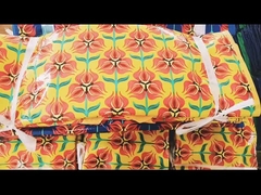 सीएमवाईके मुद्रण के साथ अनुकूलित लोगो गैर बुना शॉपिंग बैग